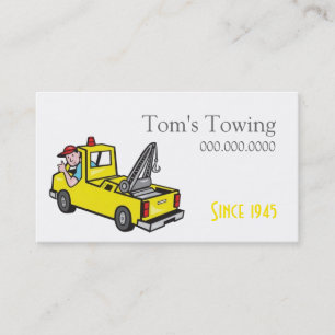 Tow Truck Towing Visitekaartje Road Service
