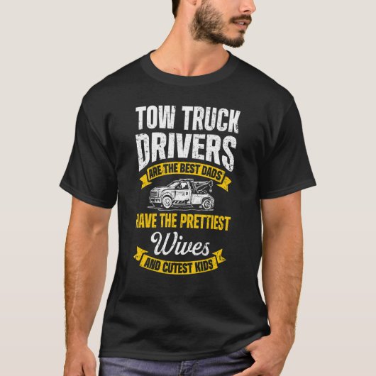 Tow Trucker Tow Truck Driver Tow Operator Breakdow T-shirt (Voorkant)