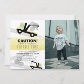 Towable Twos Wrecker 2e verjaardag Kaart (Voorkant)