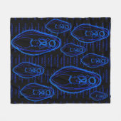 Towanda Goddess Yoni Fleece Deken (Voorkant (Horizontaal))