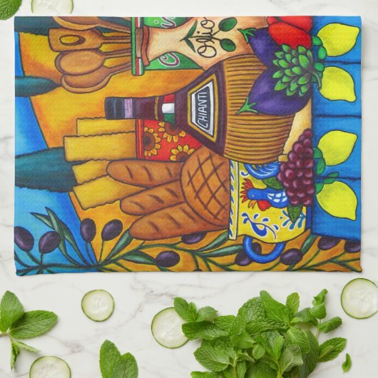 Towelen van Tocany Delights American Mojo Kitchen Theedoek (Gevouwen)