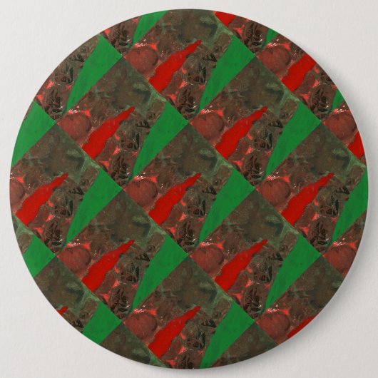 "Tower #2" Abstracte Art Button (Voorkant)