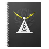 Tower Antenna Ham Radio Operator Notitieboek (Voorkant)