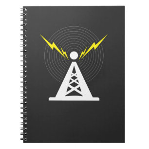 Tower Antenna Ham Radio Operator Notitieboek