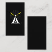 Tower Antenna Ham Radio Operator Visitekaartje (Voorkant / Achterkant)