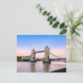 Tower Bridge at dusk, London UK Briefkaart (Staand voorkant)