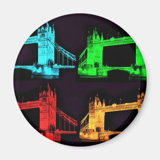 Tower Bridge Collage Magneet (Voorkant)
