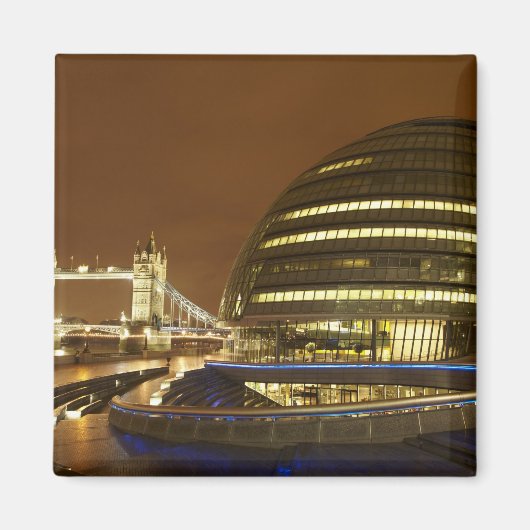 Tower Bridge, en Greater London Authority Magneet (Voorkant)