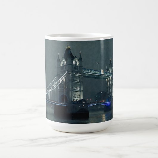 Tower Bridge en London Fog Magische Mok (Midden)