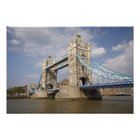 Tower Bridge en rivier de Theems, Londen,