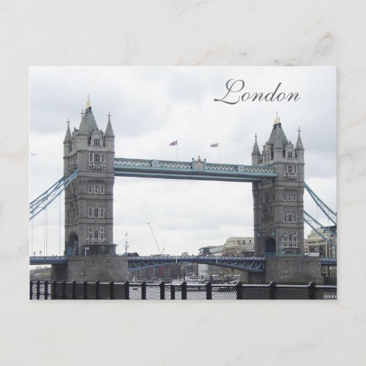Tower Bridge—Londen Briefkaart (Voorkant)
