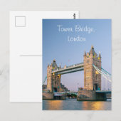 Tower Bridge, Londen-Briefkaart Briefkaart (Voorkant / Achterkant)