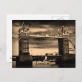 Tower Bridge, Londen-Briefkaart Briefkaart (Voorkant / Achterkant)