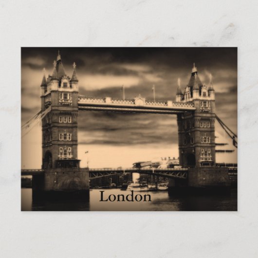 Tower Bridge, Londen-Briefkaart Briefkaart (Voorkant)