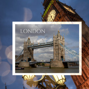 Tower Bridge, Londen, Briefkaart Engeland