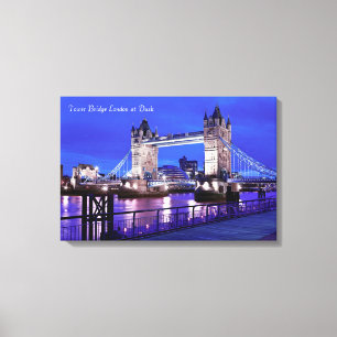 Tower Bridge Londen Canvas Afdruk
