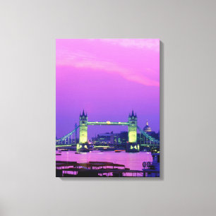 Tower Bridge, Londen, Engeland Canvas Afdruk