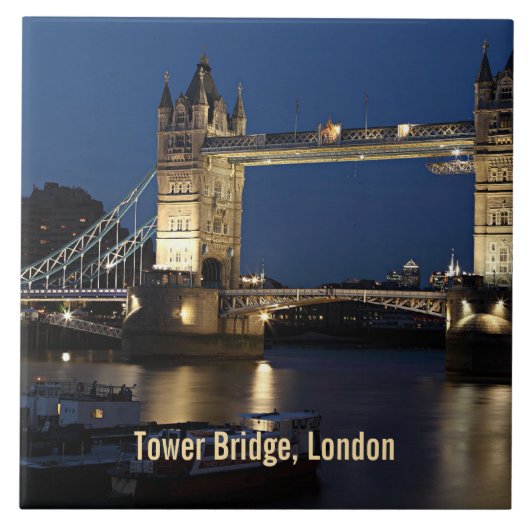 Tower Bridge, Londen, Engeland Tegeltje (Voorkant)