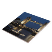 Tower Bridge, Londen, Engeland Tegeltje (Zijkant)