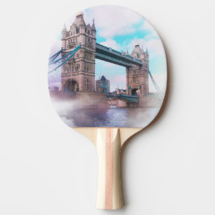 Tower Bridge Londen Groot-Brittannië Schets Tafeltennisbatje