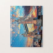Tower Bridge Londen. Jigzaag Puzzle Legpuzzel (Verticaal)