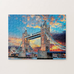 Tower Bridge Londen. Jigzaag Puzzle Legpuzzel