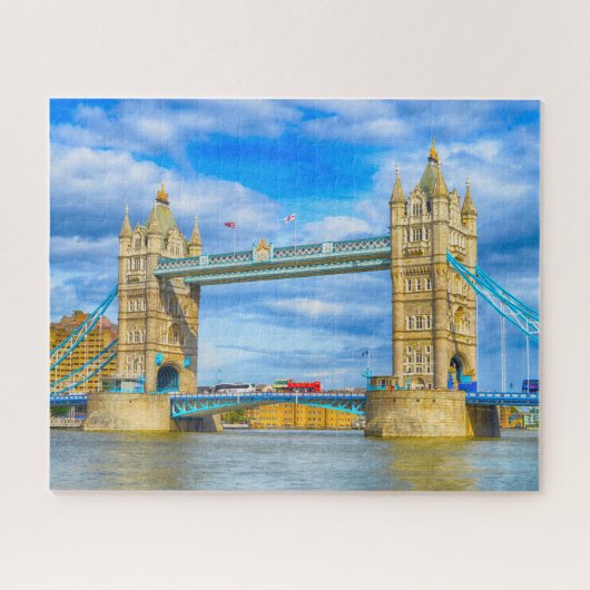 Tower Bridge Londen. Legpuzzel (Horizontaal)