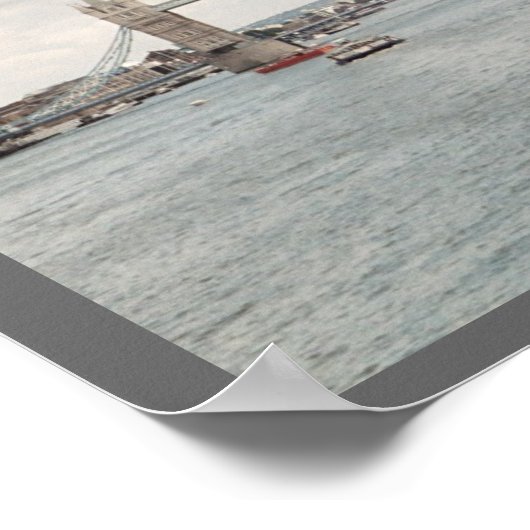 Tower Bridge, Londen Poster (Hoek)