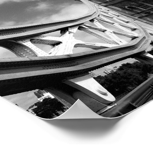 Tower Bridge Londen Poster (Hoek)