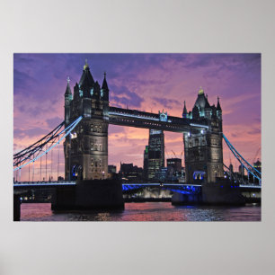 Tower Bridge, Londen Poster