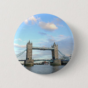 Tower Bridge-Londen Ronde Button 5,7 Cm