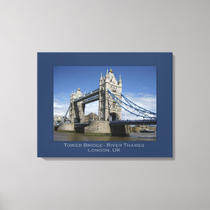 Tower Bridge, Londen, Verenigd Koninkrijk Canvas Afdruk