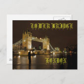 Tower Bridge London Briefkaart (Voorkant / Achterkant)