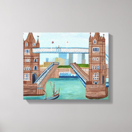 Tower Bridge London Canvas (Voorkant)