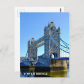 Tower Bridge London UK Briefkaart (Voorkant / Achterkant)