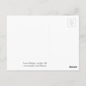 Tower Bridge London UK Briefkaart (Achterkant)