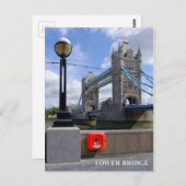 Tower Bridge London UK Carte postale (Devant / Derrière)