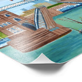 Tower Bridge Londres Photo agrandissement (Coin)