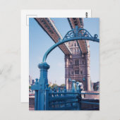 Tower Bridge, Londres UK Carte postale (Devant / Derrière)
