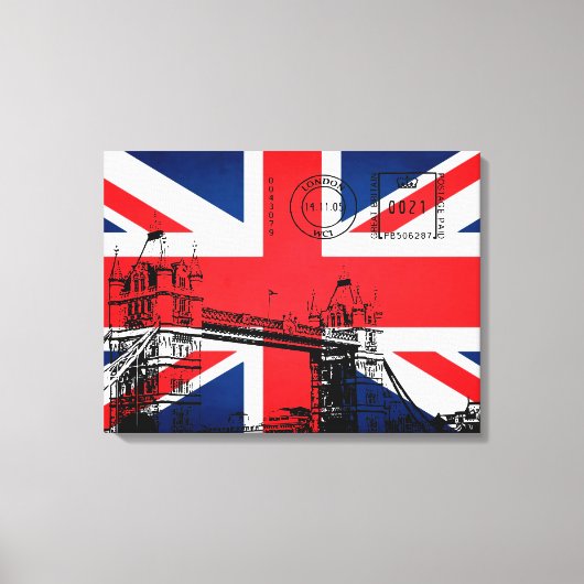 Tower Bridge of London Canvas Afdruk (Voorkant)