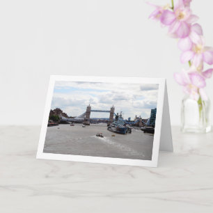 Tower Bridge Portret, Londen, Engeland Kaart