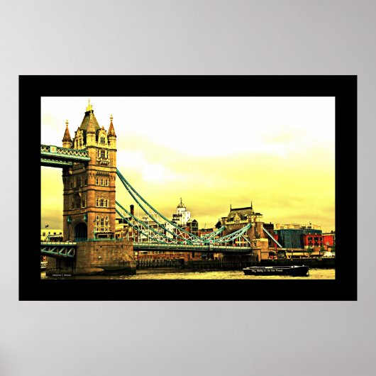 Tower Bridge-Poster Poster (Voorkant)