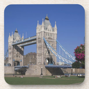 Tower Bridge, River Thames, Londen, Engeland Bier Onderzetter