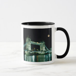 Tower Bridge 's nachts, Londen, Engeland Mok