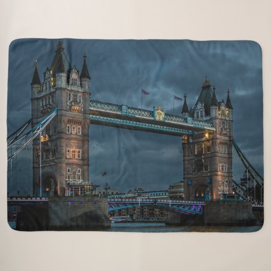 TOWER BRIDGE SHERPA DEKEN (Voorkant (horizontaal))