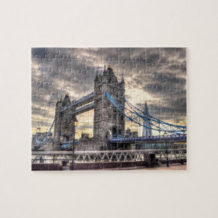Tower Bridge & The Shard, Londen, Engeland Legpuzzel