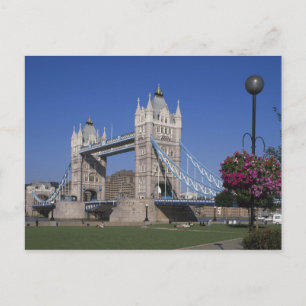 Tower Bridge, Theems, Londen, Engeland Briefkaart