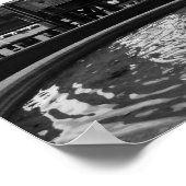 Tower Bridge zwart-wit Poster (Hoek)