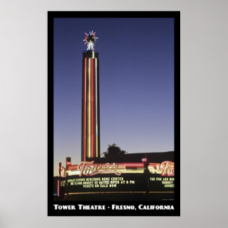 Tower, Fresno-Poster Poster