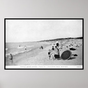 Tower Hill bij Three Oaks, Michigan Poster